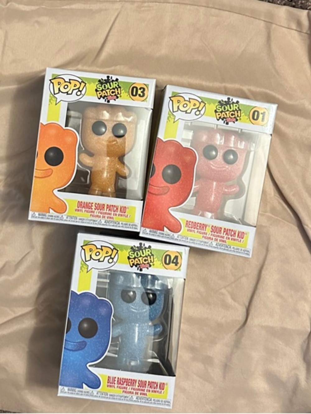 Funko Sour Patch Kids Blue, Orange & Red Pop! Figures (Set of 3)